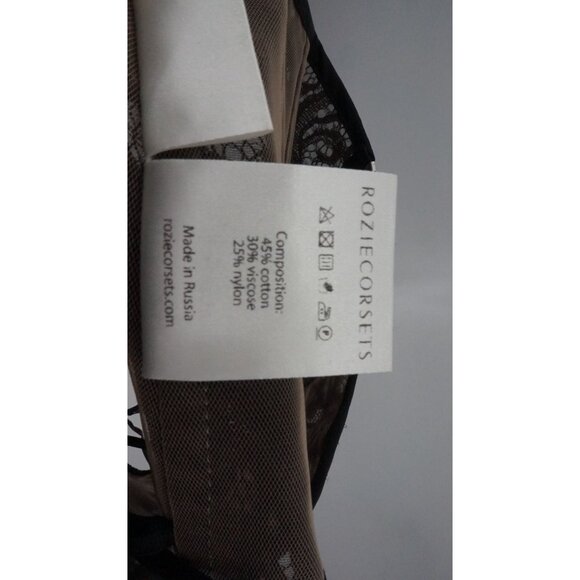 Rozie Corsets Black Lace Spaghetti Strap - Picture 7 of 7